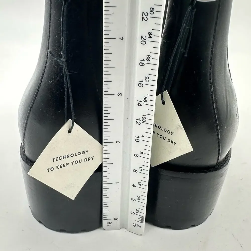 NEW - Cole Haan Newburg Waterproof Chelsea Boot in black leather - SIZE 8